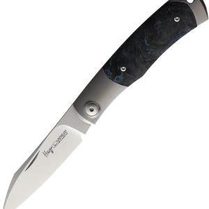 Hug Folder Blue Carbon Fiber