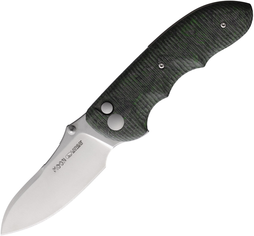 Moon Button Lock Green Matter
