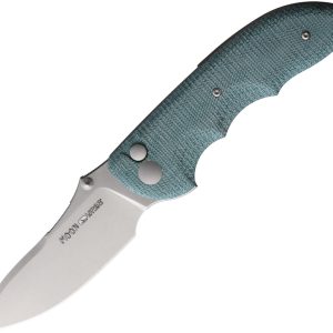 Moon Button Lock Grn Canvas