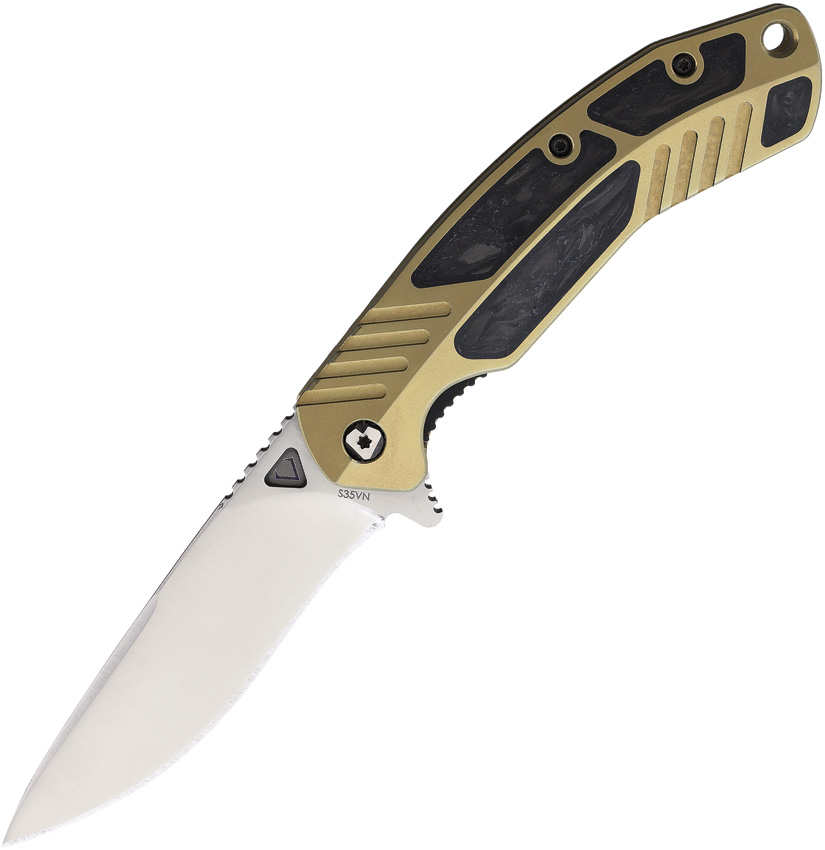 Tectonic Linerlock CF Gold
