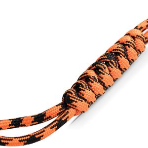 Paracord Lanyard Orange/Black