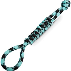 Paracord Lanyard Teal/Black
