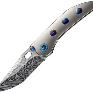 We Knife Co Ltd Attor Framelock Damasteel WE23037DS1 product image