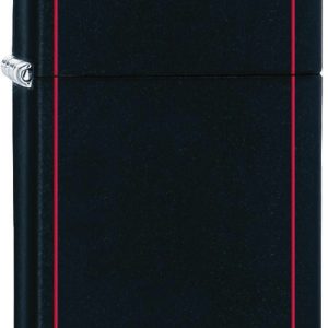 Slim Black Red Border