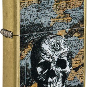 Floral Skull Lighter