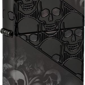 Skull Collage Lighter