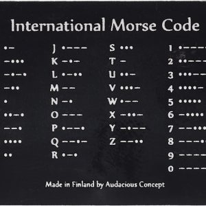 Morse Code Patch