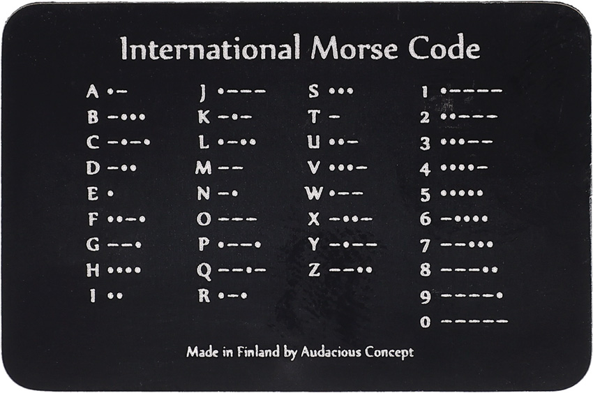 Morse Code Patch