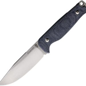 Akeron Ekinox V3 Fixed Blade Micarta AKN005MB product image