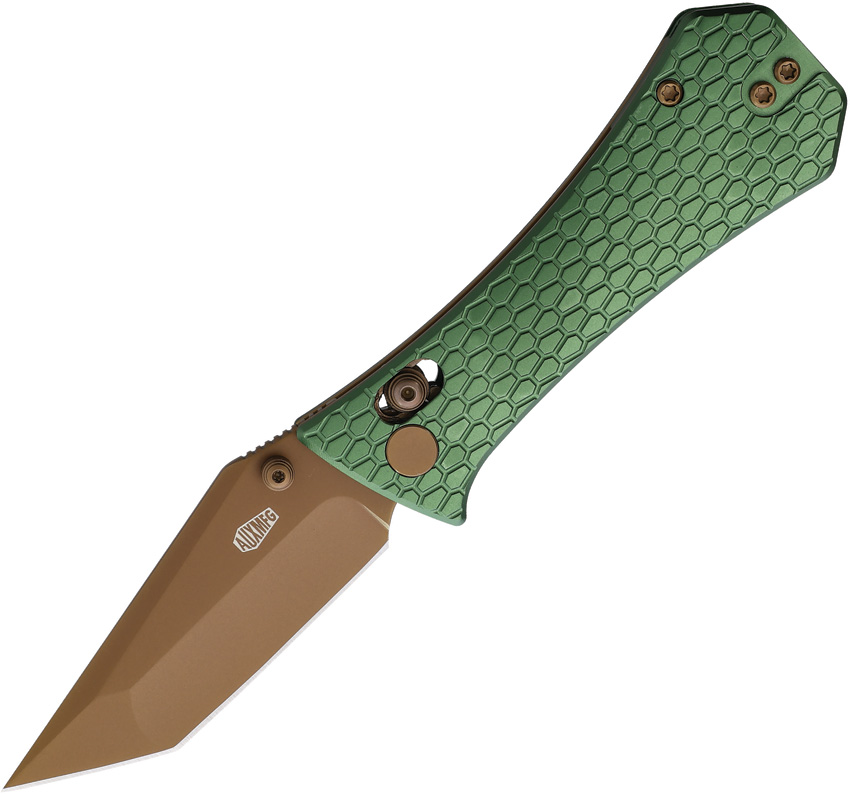 Coffin Tanto Crossbar Lock Grn