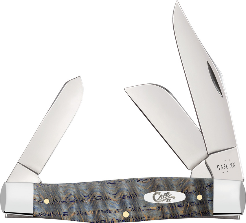 Lg Stockman Blue Curley Oak