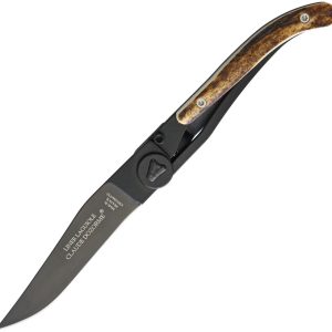 Laguiole Framelock Black Stag