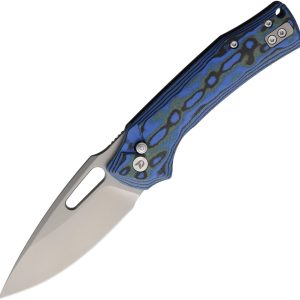 Linerlock Micarta Blue/Green