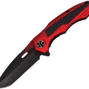 Linerlock A/O Red/CF