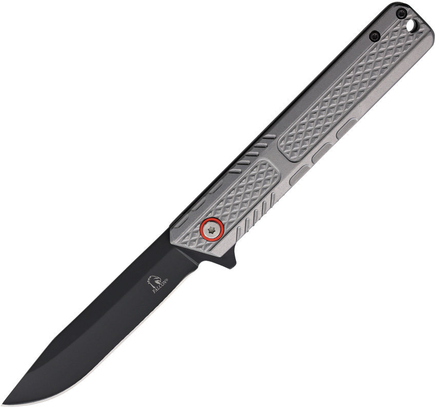 Falcon Linerlock A/O Aluminum Gray FLNKS1312GY product image
