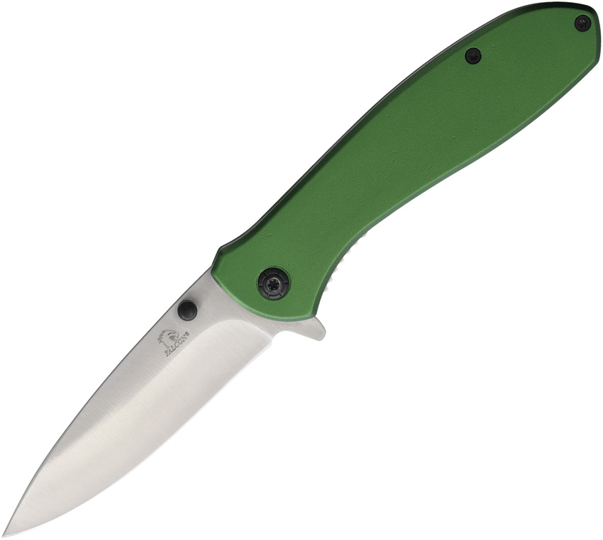 Falcon Linerlock A/O Aluminum Green FLNKS2045GN product image