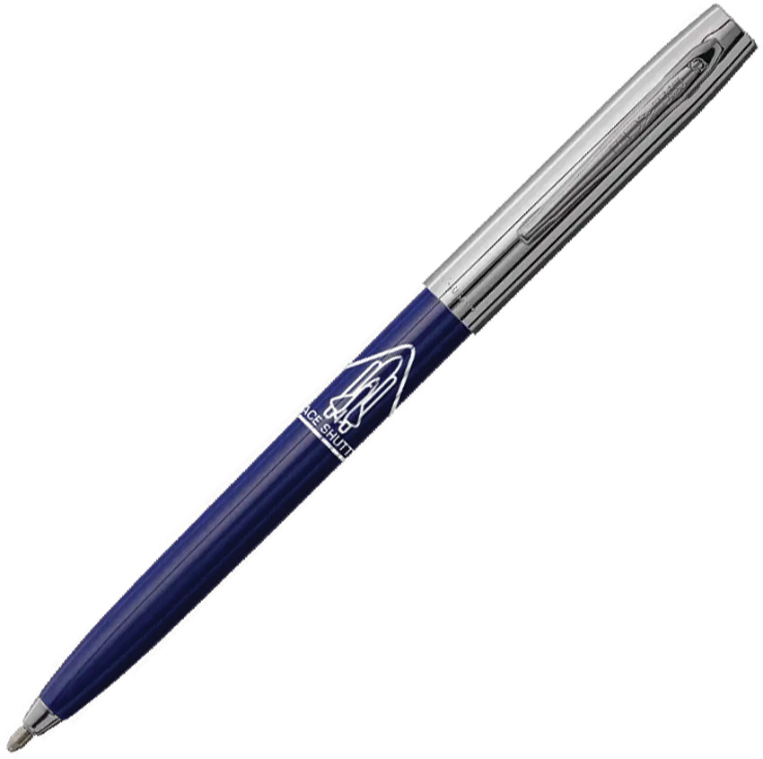 Shuttle Pen Blue Chrome Cap