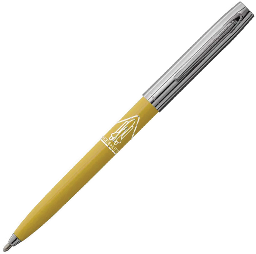 Shuttle Pen Yellow Chrome Cap