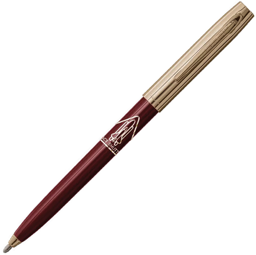Shuttle Pen Burgundy Gold Cap