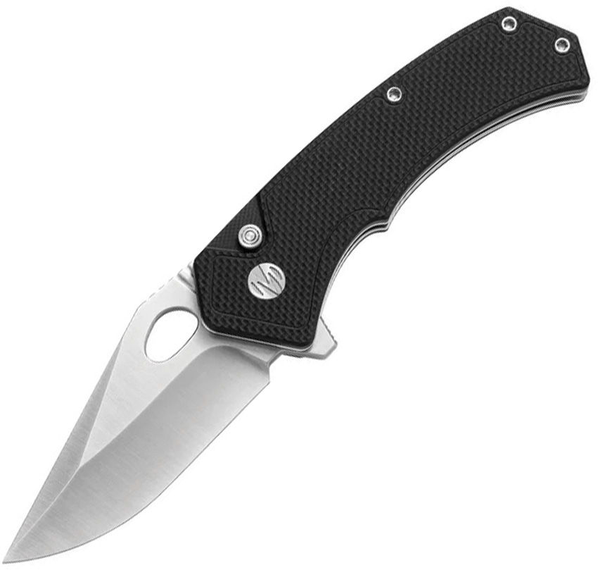 Croc Button Lock Black