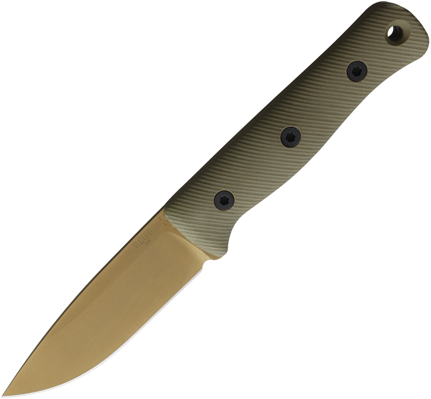 Reiff Knives F4 Bushcraft Gen 2 FDE ODG10 REKF401DODGBLKA product image