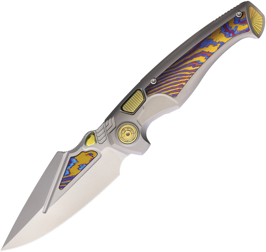 Scepter Button Framelock Ti