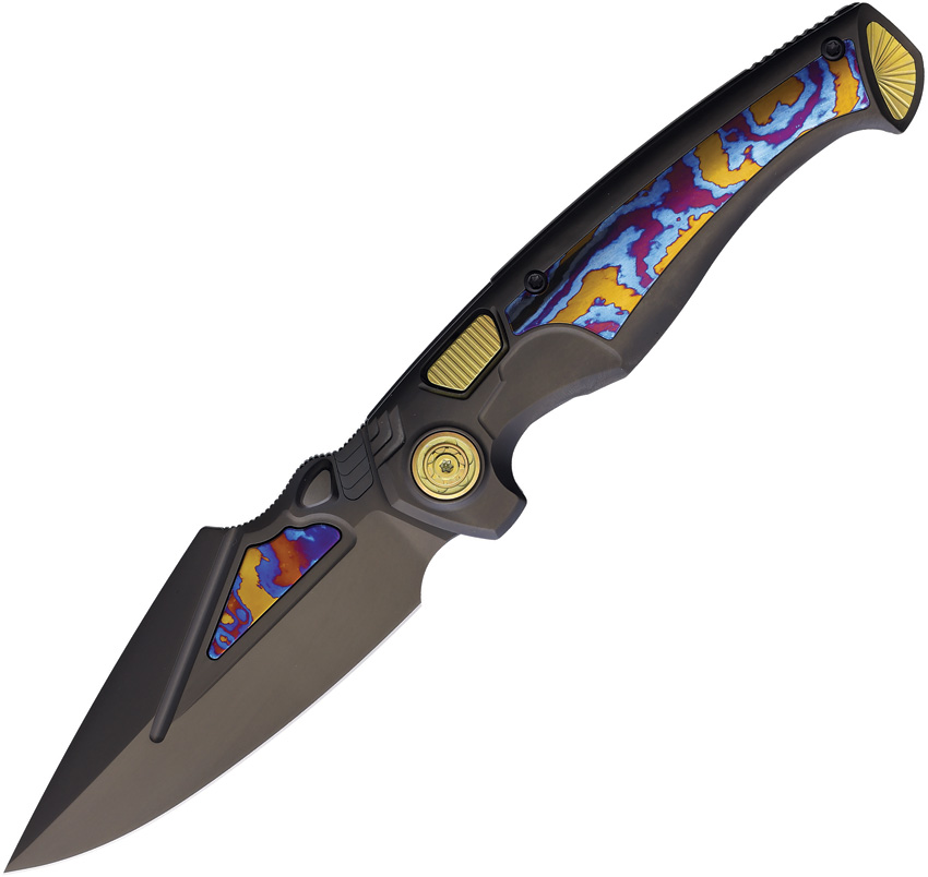 Scepter Button Framelock Ti