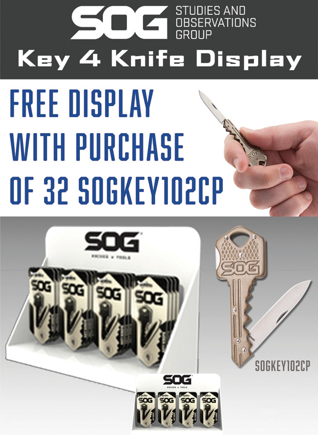 Display free w/32 SOGKEY102CP