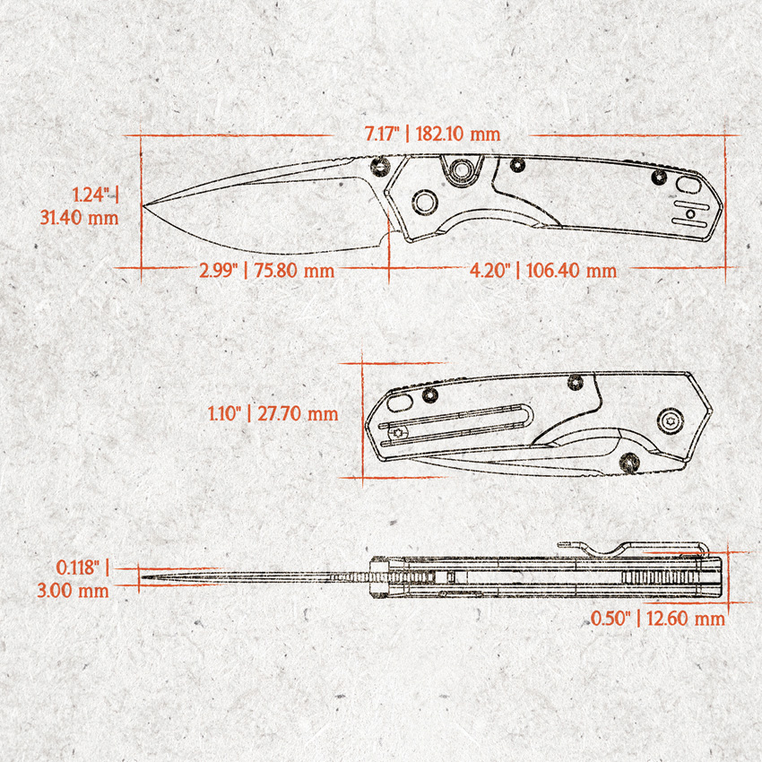 Vosteed Psyop 299 Top Linerlock VOSA2238 product image