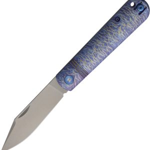 Slip Joint Ti Blue
