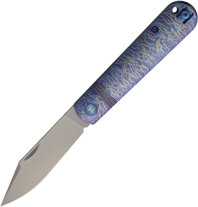 Slip Joint Ti Blue