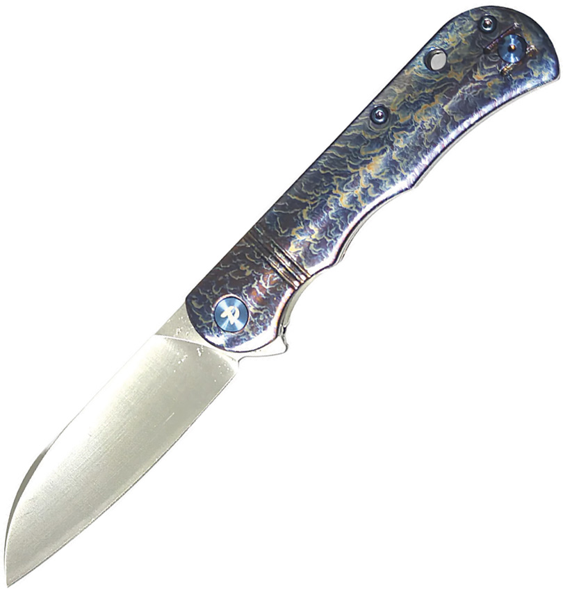 Slip Joint Ti Blue