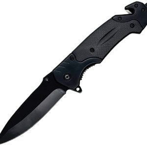 A/O Rescue Linerlock Black