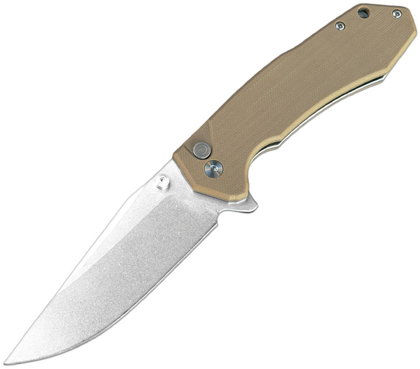 Button Lock Desert Tan