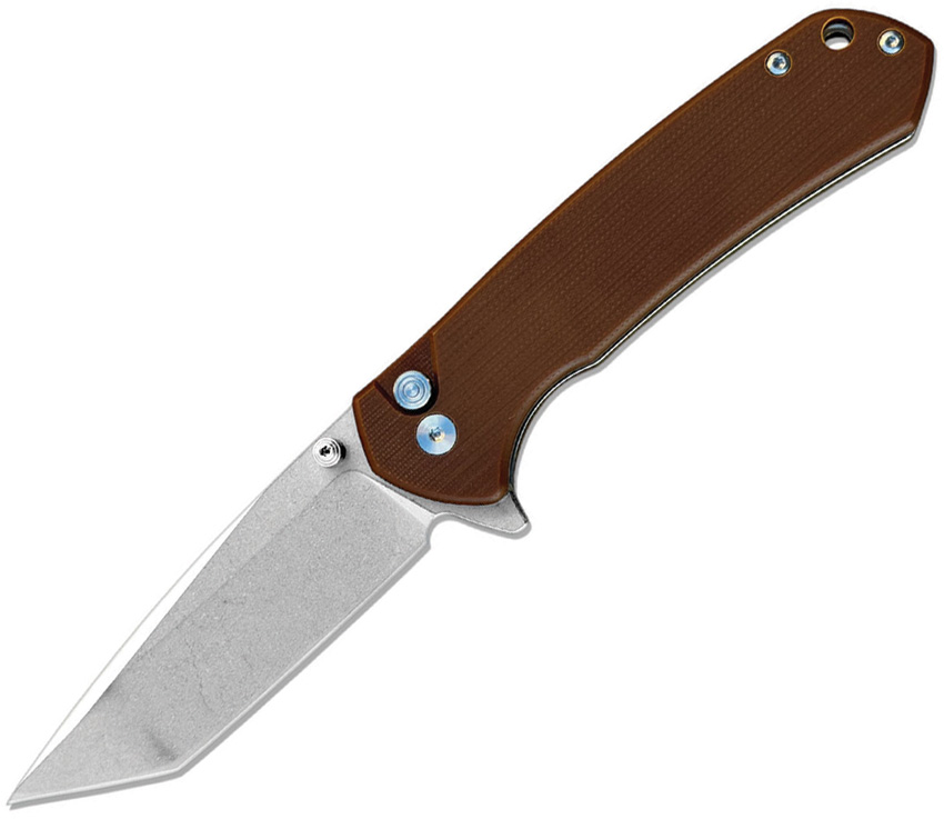 Button Lock Brown