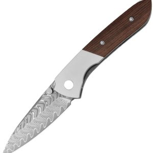 Spitfire Damascus Linerlock