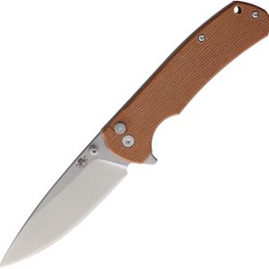 StoneFang Buttonlock Brown