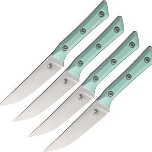 4.5" Steak Set SW Caribbean Bl