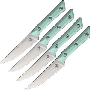 4.5" Steak Set FS Caribbean Bl