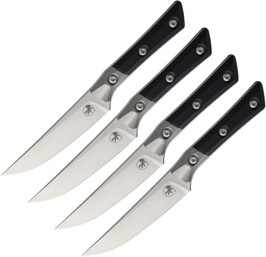 4.5" Steak Set SW Black G10