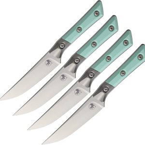 4.5" Steak Set SW Caribbean Bl