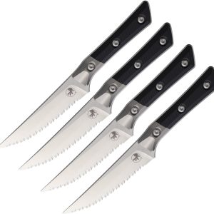 4.5" Steak Set SW FS Black G10