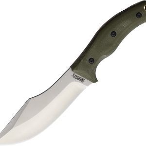 Green Micarta Hunter