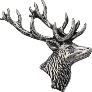 Stag Head Pin