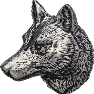 Wolf Head Pin