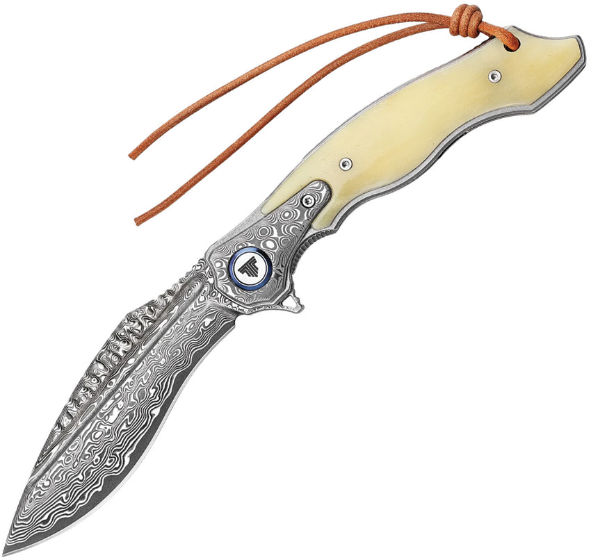 Lepus-02 Linerlock Damascus