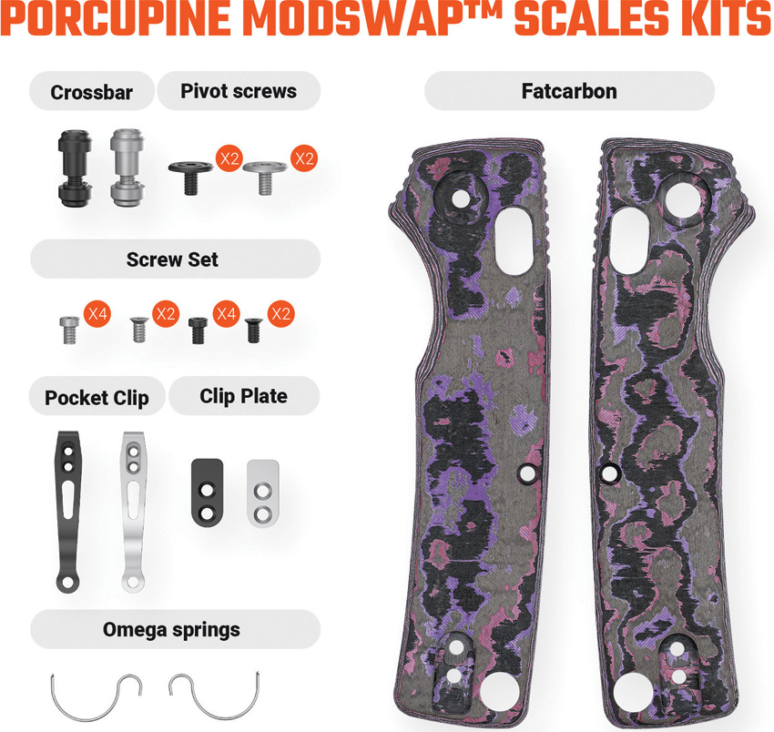 Porcupine Handle Scales