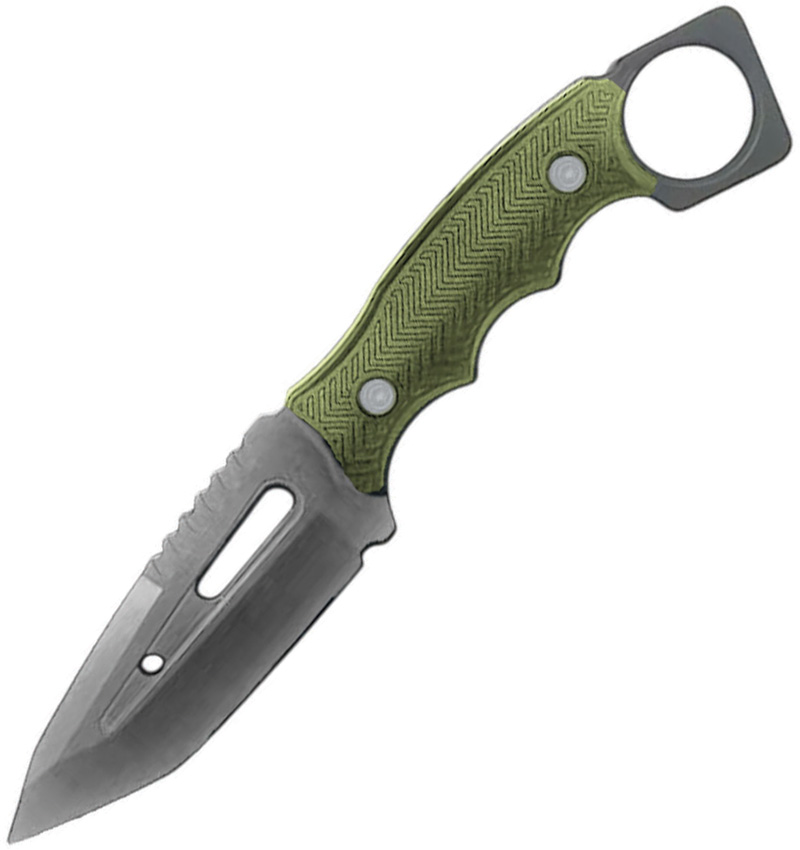 Fixed Blade Tanto Green