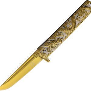 Linerlock A/O Dragon Gold