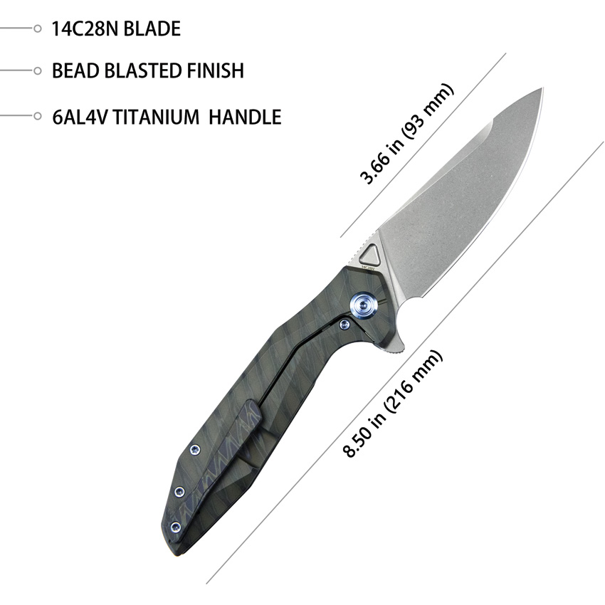Nova Framelock Flame Titanium - Image 4